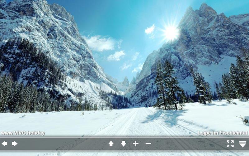 Pista di fondo in Val Fiscalina