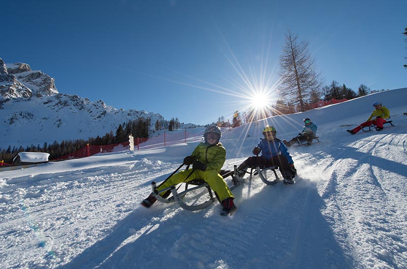 Piste da slittino a Sesto